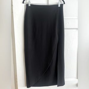 Black Abercrombie and Fitch midi length skirt